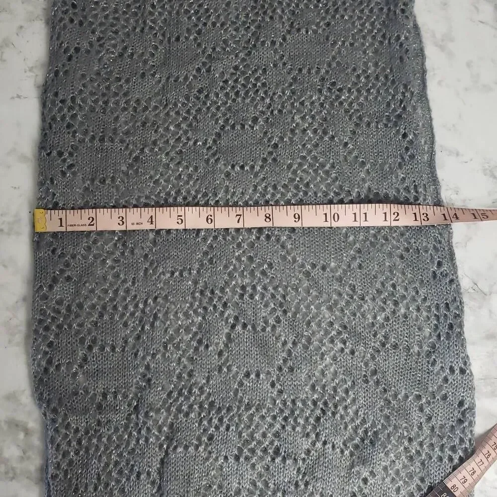 Sparkly Gray Scarf